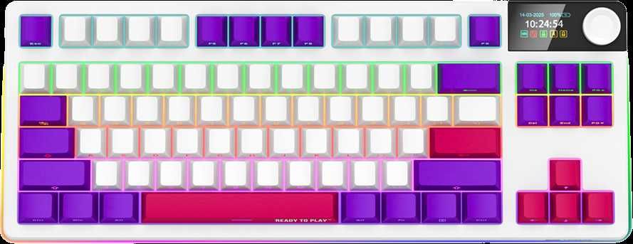 Datora tastatūra LORGAR  LORGAR KBP70TKLW  Wireless