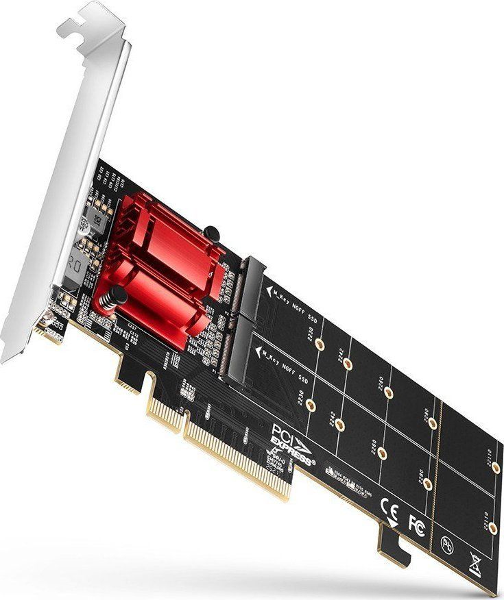Parveidotājs iLike  Axagon PCEM2-ND PCIE 2X