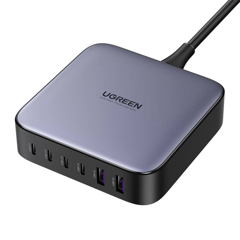 Adapteris Ugreen  UGREEN 2USB-A+4USB-C 200W Desktop