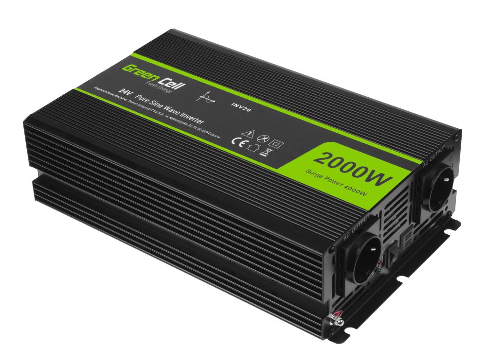 Auto Aksesuāri  Green cell  Converter 24V/230V