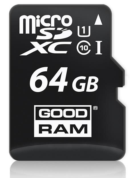 Datu nesēji Goodram GOODRAM 64GB microSDHC