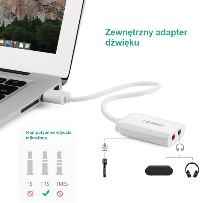 Skaņas karte Ugreen Ugreen 30724 USB