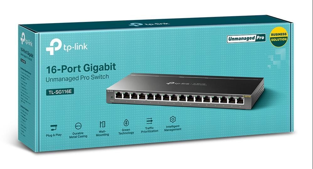 Tīkla iekārtas iLike TP-Link SG116E Switch