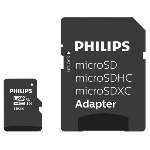 Datu nesēji Philips Philips MicroSDHC 16GB