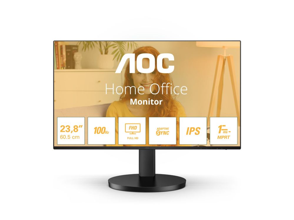 Monitors AOC 24B3HA2 23.8" IPS/1920x1080/16:9/1ms/250cd/m2/HDMI