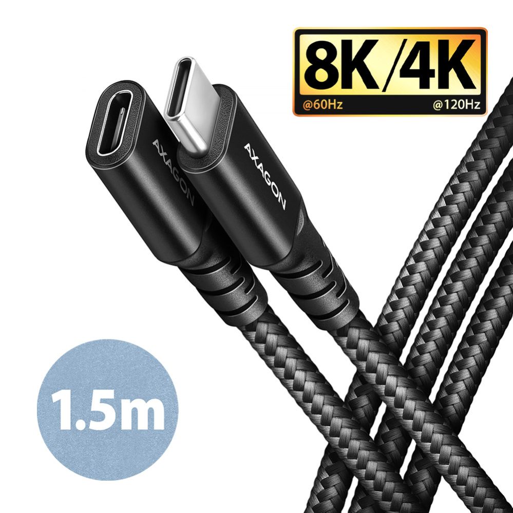 Kabelis Axagon Extension USB 20Gbps Cable