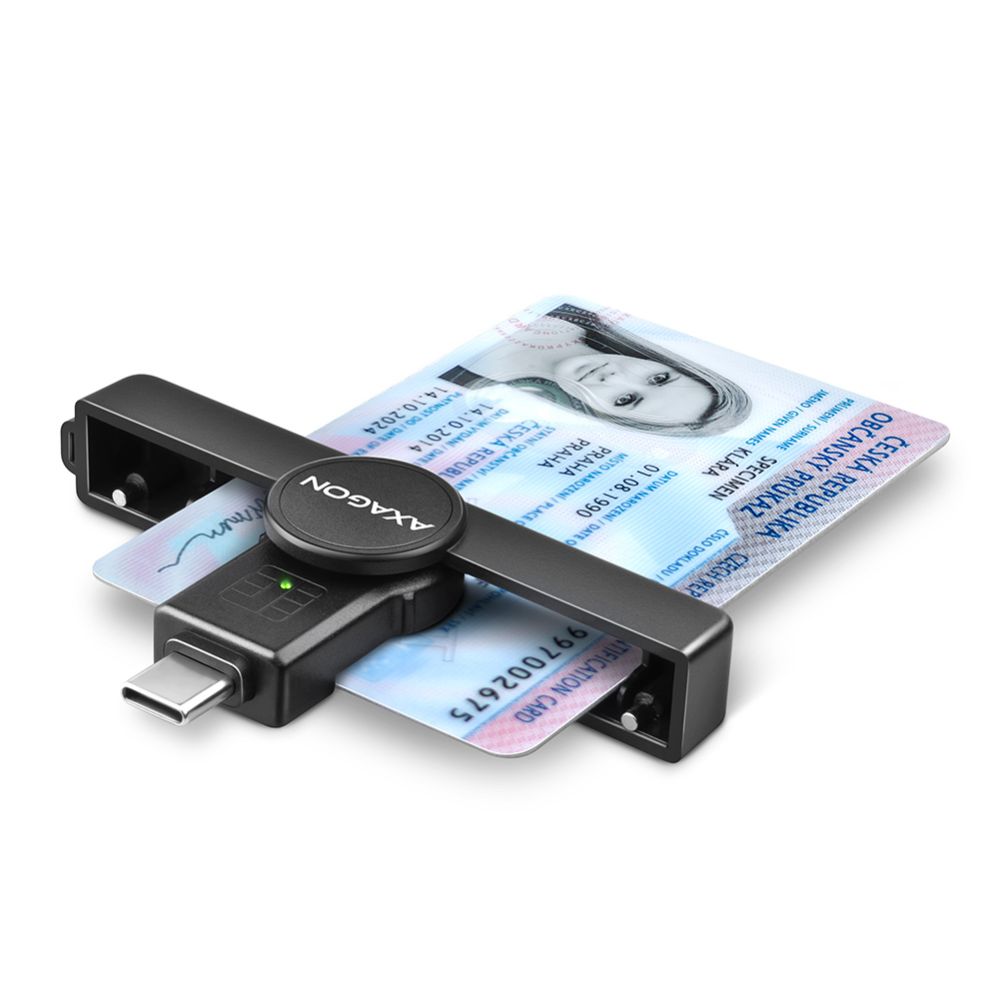 Parveidotājs Axagon Foldable pocket USB-C contact