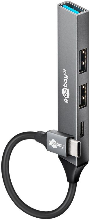 Lādētājs Goobay  Slim 4-Port USB Hub