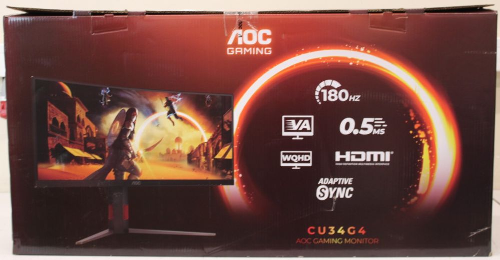 Monitors AOC  SALE OUT.  CU34G4 Curved